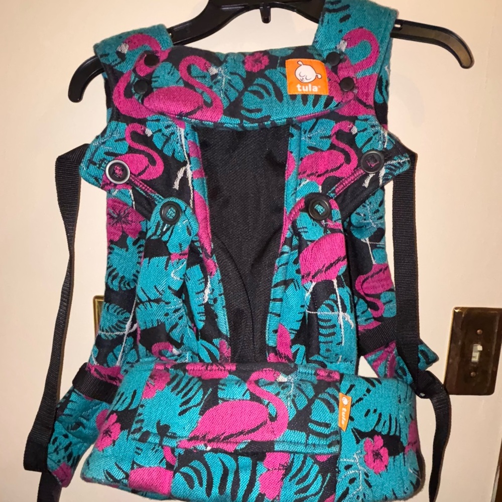 Tula pink Flamingo Baby Toddler 
Tula Coast Full Wrap Conversion Flamingo